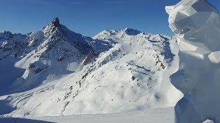 Courchevel  Meribel by drone [upl. by Sollie906]