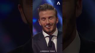 David Beckham Talking About His Free Kick Against Greece [upl. by Adriene349]