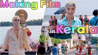 The first Malayalam x Kpop mv making film in Kerala🏝️AOORA Kerala kathakali [upl. by Johppa]