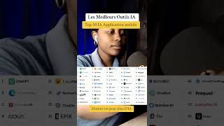 Les Meilleurs Outils IA Top 50 IA Application mobile ia chatgpt aitools app priscanimi [upl. by Htbazile]