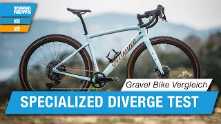 Specialized Diverge Expert Carbon Test Vergleich von 4 Gravel Bikes 2022 [upl. by Elie295]