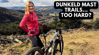 The Famous Dunkeld Mast Trails Are They Too Hard  MTB Scotland [upl. by Dyraj]