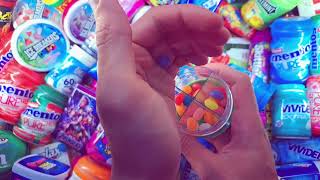 Unboxing Chewing Gum With Amazing Flavors With Candy Candy Cat ASMR [upl. by Eirruc]