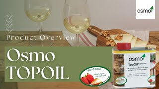 Osmo TopOil  Product Overview [upl. by Kcirred]