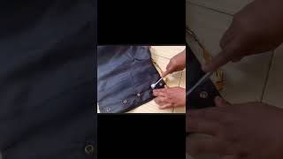 Fixing Eyelets without the Eyelet Machine corset sewingtutorial howtosew [upl. by Htebi]