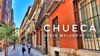 4K HDR 🇪🇸 SPAIN WALKER  WALKING TOUR 🚶‍♂️ CHUECA MADRID [upl. by Anillek236]