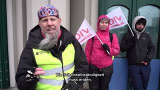 Protestkundgebung der Fahrradbotinnen in Wien [upl. by Welcy]