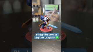 Bladeguard Veteran Sergeant Complete warhammer40k warhammer40k spacemarines [upl. by Terrill]