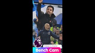 Bench Cam  Maresca and Arteta react to Chelsea 11 Arsenal [upl. by Bethesde315]