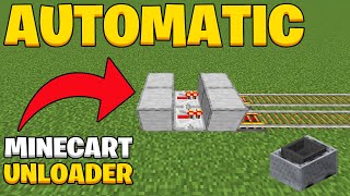 Hopper Unloader in Minecraft 121 Tutorial [upl. by Hamitaf980]