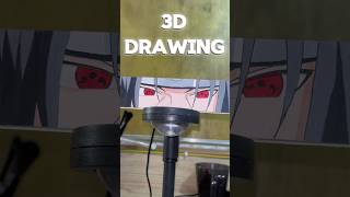 I Spent 100 Hours 3D Drawing Itachi Uchiha [upl. by Anali]