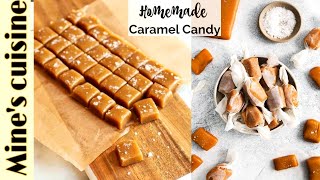 Caramel Toffee Recipe  Caramel Candy Recipe  How to make caramel toffee at home  Mines Cuisine [upl. by Nnylasor116]