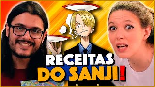 ANA e VICTOR cozinham com o SANJI de ONE PIECE [upl. by Atterbury]