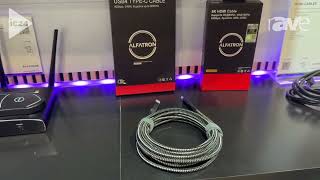 InfoComm 2024 Alfatron Shows USB4 TypeC HDMI Cable With 48Gbps Bandwidth and 8K Capabilities [upl. by Gwen]