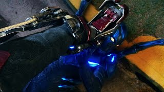 Blue Beetle vs Carapax First Fight Clip  Blue Beetle 2023  HD Movie Scene Part 2 [upl. by Giglio463]