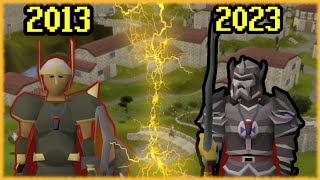 Old School Runescape Timeline 20132023 [upl. by Kcirdled]