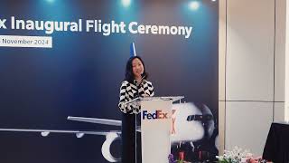 FedEx Inaugural Ceremony at Jakarta [upl. by Yrmac136]