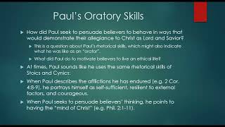 Pauls Oratory Skills [upl. by Danette]