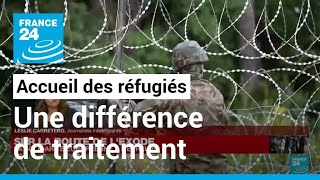 Accueil des réfugiés  une différence de traitement selon les populations • FRANCE 24 [upl. by Aixela505]