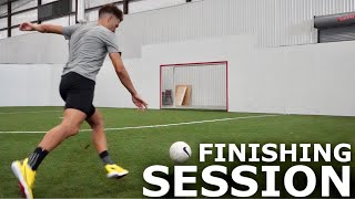 Individual First Touch and Finishing Drills  Full Training Session [upl. by Enyedy]