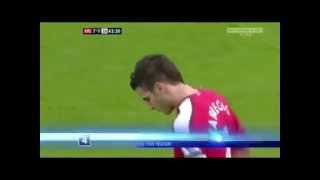 Cesc Fabregas  Solo Goal  Arsenal vs Tottenham [upl. by Lahcear]