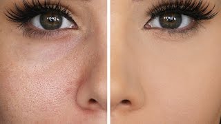 HOW TO HIDE LARGE PORES amp MAKE PORES DISAPPEAR  Katerina Williams [upl. by Secundas]