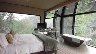 Spicers Sangoma Retreat  Eco Tent Glamping Suite [upl. by Ecnarret496]