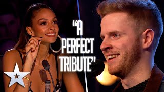 Mark gives emotional tribute to his brother  Unforgettable Audition  Britains Got Talent [upl. by Ansaev]