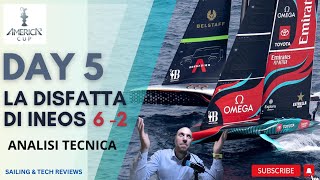 DAY 5  ANALISI TECNICA  LA DISFATTA DI INEOS americascup coppaamerica teamnewzealand ineos [upl. by Mcfadden68]