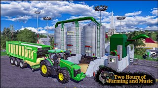 Oakfield Farm Episodes Collection🔹Ep 22  28🔹TWO HOURS of FARMING amp MUSIC🔹FarmingSimulator19 [upl. by Hsinam]