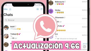 🧸Nueva ACTUALIZACION de WHATSAPP ESTILO IPHONE JUNIO 2023 🌈 ANTIBANEO 966 ✅ [upl. by Lednew571]