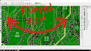 KiCad 50  Flipping your view in PCBnew [upl. by Bibbye]