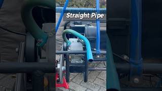 Straight Pipe Vs Stock Exhaust Go Kart [upl. by Alvie900]