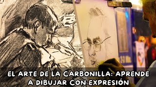 El arte de la carbonilla aprende a dibujar con expresiónTutorial [upl. by Hizar]