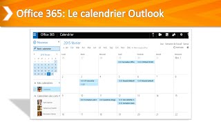 Formation Office365 Le Calendrier Outlook [upl. by Buzz]