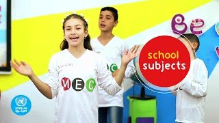 School Subjects Video Clip  Magic English Club [upl. by Ylesara]