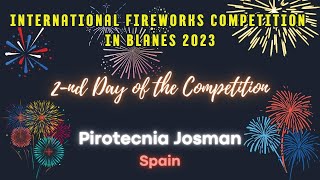 Focs de Blanes 2023 Day 2 JawDropping and Unforgettable Performance by Pirotecnia Josman Spain [upl. by Eegnat]