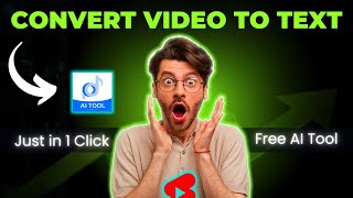 Video to Text Converter Online Free 🔥 YouTube Video to Text Converter [upl. by Kceb]