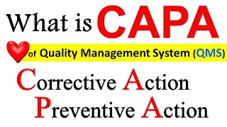 What is CAPA   Corrective Action and Preventive Action  Corrective Action VS Preventive Action [upl. by Whittaker]