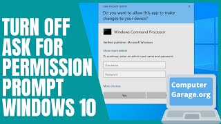 How to Turn Off Ask for Permission on Windows 10 Easy Method [upl. by Eversole]