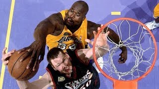 Shaquille ONeal Top 10 Career Blocks [upl. by Jocko]