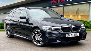 Used BMW 5 Series 20 520d MHT M Sport Touring Auto Euro 6 ss 5dr  Motor Match Crewe [upl. by Utter]