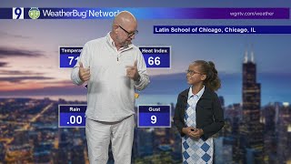 4th grader reports Fridays weather forecast [upl. by Henson]