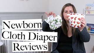 Newborn Cloth Diaper Reviews  AIO Covers Flats Fitteds amp Prefolds [upl. by Dolan]