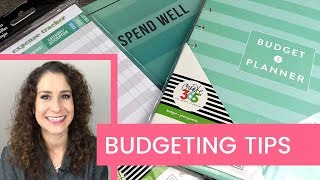 TIPS on how to setup an EASY BUDGET in The Happy Planner [upl. by Odraboel554]