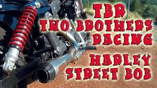 Street Bob Exhaust TBR [upl. by Endaira]