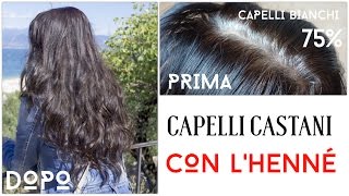 Henné Prima e Dopo Beautilicious Delights Capelli Castani  Henné Katam o Indigo su Capelli Bianchi [upl. by Lasorella66]