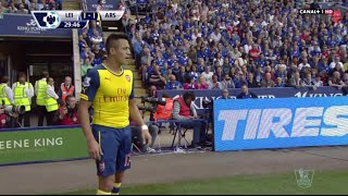 Alexis Sanchez vs Leicester City Away HD 720p 31082014 [upl. by Leandro589]