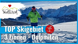 Das TOP Skigebiet für deinen Skiurlaub in Südtirol ❤️Skigebiet Drei Zinnen ➡️ Dolomiti Superski [upl. by Dolli]