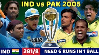 INDIA BATTING VS PAKISTAN ODI MATCH 2005  FULL MATCH HIGHLIGHTS  IND VS PAK  MOST SHOCKING EVER😱🔥 [upl. by Arnoldo]